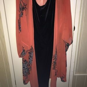 Vintage three-piece velvet outfit